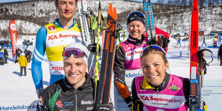 Lite bilder från 100 m Supersprint i Ramundberget 12/4